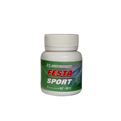 Порошок(+10-10 С) ФЭСТА БЕЗФТОРОВЫЙ FS-powder Fluor Free для лыж