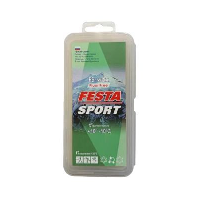 Парафин (+10-10 C) ФЭСТА БЕЗФТОРОВЫЙ FS-wax Fluor Free